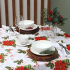 Скатерть новогодняя Доляна «В преддверии Рождества» 145×180 см, 100% п/э - Фото 4