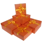 Набор коробок 5 в 1 "Моменты радости", цвет оранжевый - Фото 1