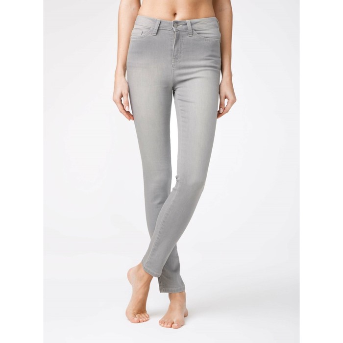 Джинсы женские с высокой посадкой Conte Elegant, размер XL, цвет light grey - Фото 1