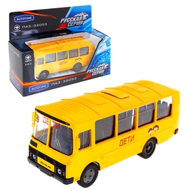 Модель машины школьный автобус "ПАЗ-32053", масштаб 1:43 (1038951 ...