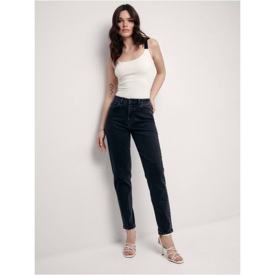 Джинсы женские Conte Elegant Mom Fit, размер XL, цвет washed black