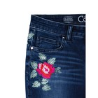 Джинсы женские с вышивкой Conte Elegant, размер XS, цвет тёмно-синий - Фото 6