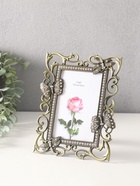 Фоторамка для фото 10×15 см «Бабочки и стрекозы», металл, стразы - Фото 2