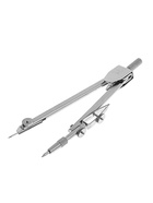 Циркуль металлический Calligrata, 110 мм, с грифелями, в пластиковом пенале - Фото 3