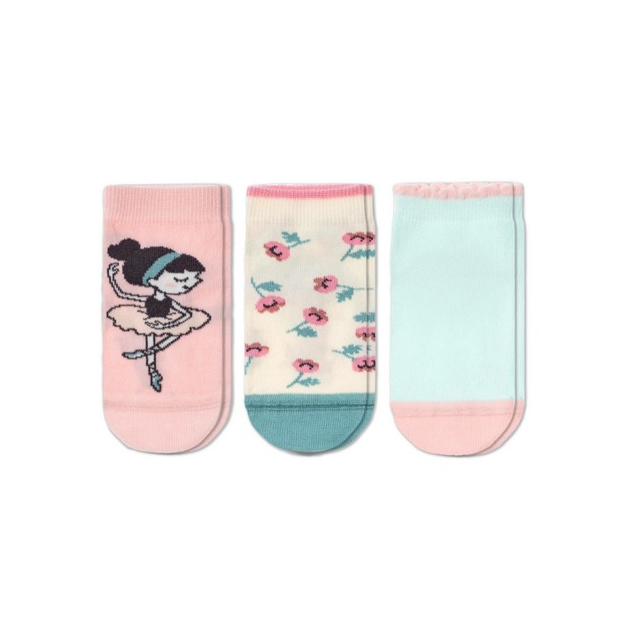 

Носки детские хлопковые Conte Kids Tip-Top, размер 14, цвет ассорти, 3 пары