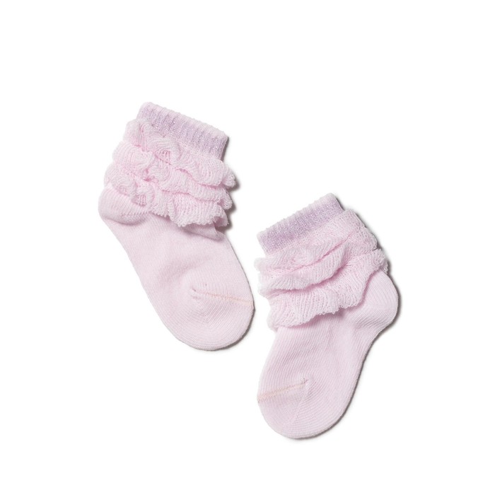 

Носки для самых маленьких хлопковые Conte Kids Tip-Top, размер 8, цвет светло-розовый