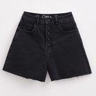 Шорты джинсовые женские, размер L, цвет washed black - Фото 5