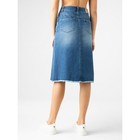 Юбка джинсовая женская, размер XS, цвет mid blue - Фото 1