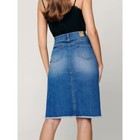 Юбка джинсовая женская, размер XS, цвет mid blue - Фото 6