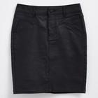 Юбка джинсовая женская, размер XS, цвет black - Фото 5