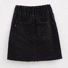 Юбка джинсовая женская, размер L, цвет washed black - Фото 4