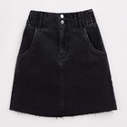 Юбка джинсовая женская, размер L, цвет washed black - Фото 5