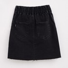 Юбка джинсовая женская, размер XXS, цвет washed black - Фото 4