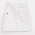 Юбка джинсовая женская, размер XXS, цвет white - Фото 4