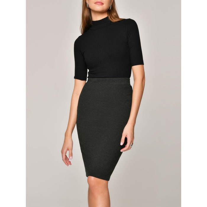 Юбка женская MISS GRACE, размер XS, цвет black melange - Фото 1