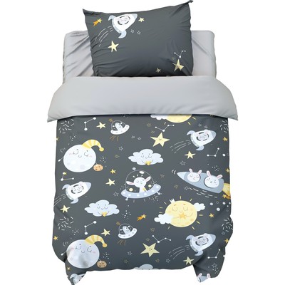 Постельное бельё ясельное «Крошка Я. Полет в космос», бязь