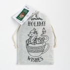 Набор в мешочке Этель "Holiday wishes": полотенце 40х73 см, формочки для запекания - 3 шт. - Фото 7
