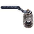 Кран шаровой AQUALINK, PN 50, внутренняя/внутренняя резьба 3/4", ручка, никелированный 9775643