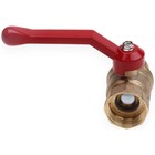 Кран шаровой AQUALINK 11Б27п1, PN 16, внутренняя/наружная резьба 1", ручка, латунь - фото 24480087