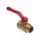 Кран шаровой AQUALINK 11Б27п1, PN 16, внутренняя/наружная резьба 1", ручка, латунь - фото 24480088