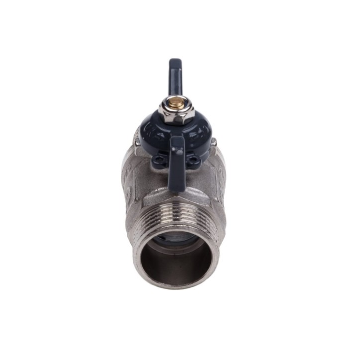 Кран шаровой AQUALINK, PN 50, наружная/наружная резьба 3/4", бабочка, никелированный - фото 18571753 Кран шаровой AQUALINK, PN 50, наружная/наружная резьба 3/4", бабочка, никелированный - фото 18571753