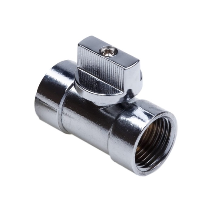 Кран шаровой AQUALINK "мини", PN 10, внутренняя/внутренняя резьба 1/2", ручка, хром - фото 18571763 Кран шаровой AQUALINK "мини", PN 10, внутренняя/внутренняя резьба 1/2", ручка, хром - фото 18571763