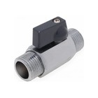 Кран шаровой AQUALINK "мини", PN 10, наружная/наружная резьба 1/2", хром - фото 22420625