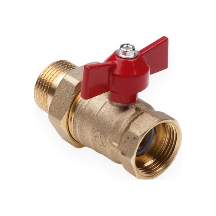 Кран шаровой AQUALINK, PN 50, внутренняя/наружная резьба 3/4", сгон, прямой, бабочка - фото 18571802 Кран шаровой AQUALINK, PN 50, внутренняя/наружная резьба 3/4", сгон, прямой, бабочка - фото 18571802