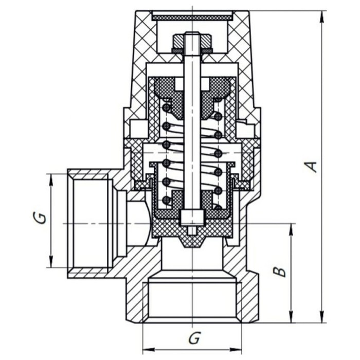 Клапан предохранительный AQUALINK, 1/2", внутренняя резьба, нерегулируемый, 1.5 бар - фото 18571817 Клапан предохранительный AQUALINK, 1/2", внутренняя резьба, нерегулируемый, 1.5 бар - фото 18571817