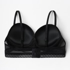 Бюстгальтер женский, цвет чёрный/белый горошек, размер 80B 9845983