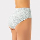 Трусы женские слипы, цвет фисташковый/гвоздики, размер50/XL - фото 47162985