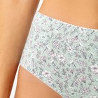 Трусы женские слипы, цвет фисташковый/гвоздики, размер50/XL - фото 47162986