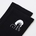 Носки женские, цвет чёрный, размер 25-27 9845995