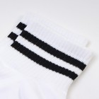 Носки женские, цвет белый/полоски, размер23-25 - Фото 2
