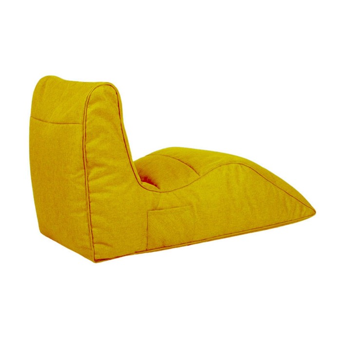 Лежак «Челси», размер 88х65х125 см, цвет жёлтый - фото 1907788125