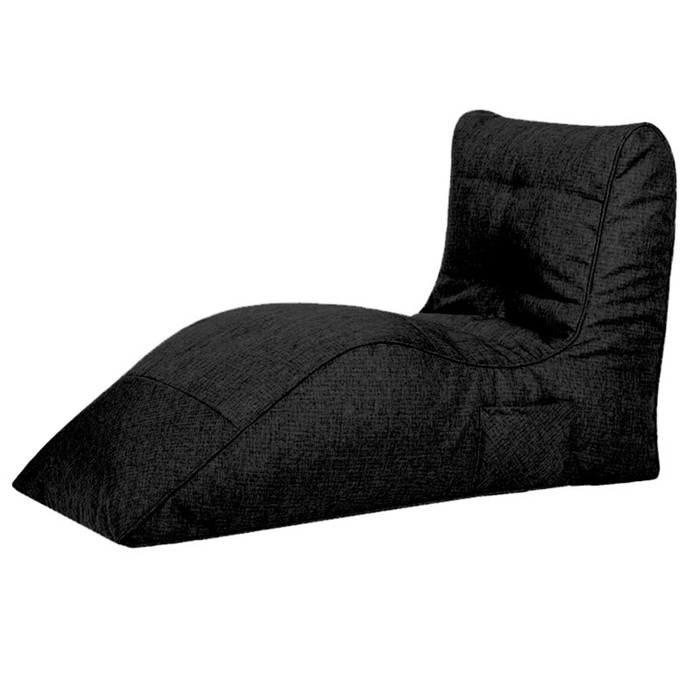 Лежак «Челси», размер 88х65х125 см, цвет чёрный - фото 1907788168
