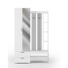 Прихожая в коридор «Торонто 1», 1300×350×2100 мм, цвет белый/белый - Фото 1