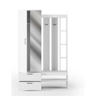 Прихожая в коридор «Торонто 1», 1300×350×2100 мм, цвет белый/белый - Фото 4