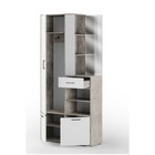 Прихожая в коридор «Торонто 3», 1000×350×2100 мм, цвет ателье светлый/белый - Фото 5