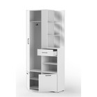 Прихожая в коридор «Торонто 3», 1000×350×2100 мм, цвет белый/Белый - Фото 3