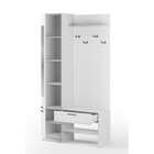 Прихожая в коридор «Торонто 4», 1100×350×2100 мм, цвет белый/белый - Фото 3