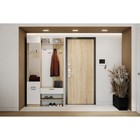 Прихожая в коридор «Торонто 4», 1100×350×2100 мм, цвет дуб сонома/белый - Фото 5