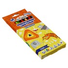 УЦЕНКА Карандаши Calligrata, цветные, 24 цвета, трехгранные, пластиковые - Фото 2