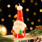 Свеча декоративная "Сказочный Санта", 5,7х5,8х13,2 см, красный - фото 10901355