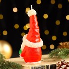 Свеча декоративная "Сказочный Санта", 5,7х5,8х13,2 см, красный - Фото 3
