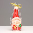 Свеча декоративная "Сказочный Санта", 5,7х5,8х13,2 см, красный - Фото 7