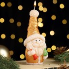 Свеча декоративная "Сказочный Санта",5,7х5,8х13,2 см, металлик - Фото 1