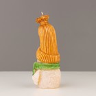 Свеча декоративная "Сказочный снеговик", 6,2х5х13,2 см, металлик - Фото 6