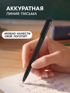Ручка под логотип Calligrata, шариковая, поворотная, синий стержень, узел 0.7 мм, корпус чёрный - Фото 2