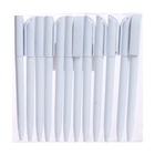 Ручка шариковая Calligrata, поворотная, синий стержень, узел 0.5 мм, белый корпус  (артикул 910325)  большой выбор товаров оптом и в розницу по низким ценам с доставкой